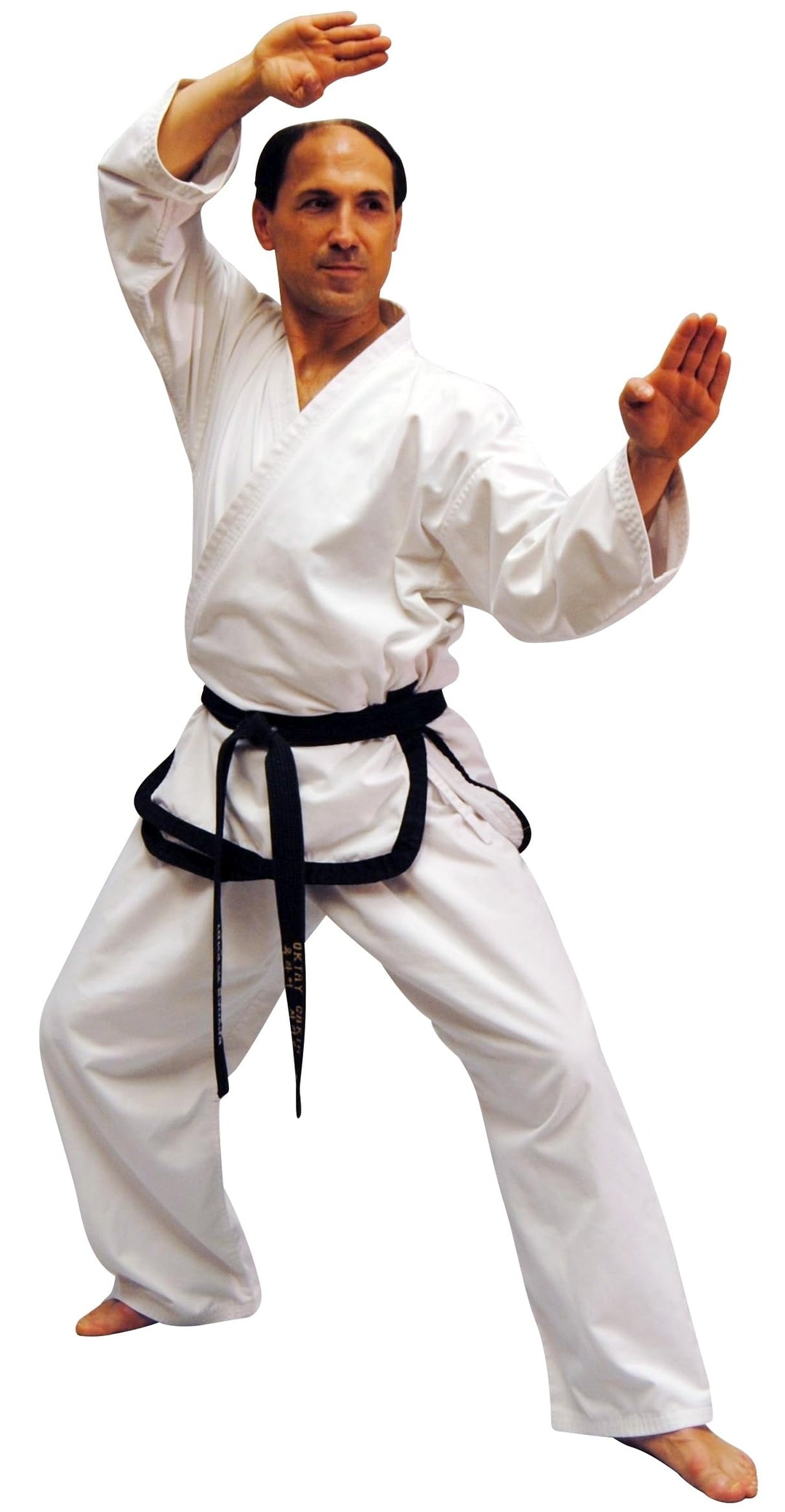 Taekwondo Anzug Meister Traditional, schwarzer Streifen - Set (Traditionelle Jacke, Gummizug Hose) 1