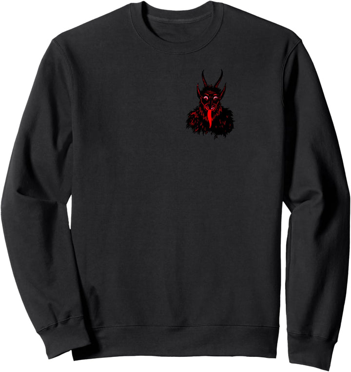 Vintage Krampus Demon Creepy Christmas Holiday Merry Krampus Sweatshirt