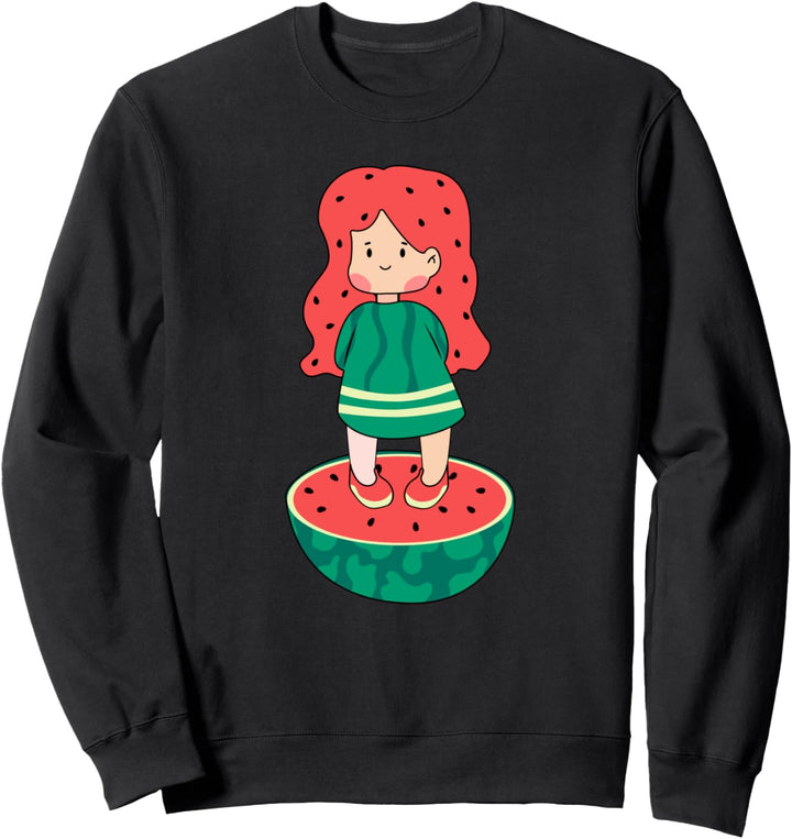 Melone Sommer Urlaub - Wassermelone Sweatshirt