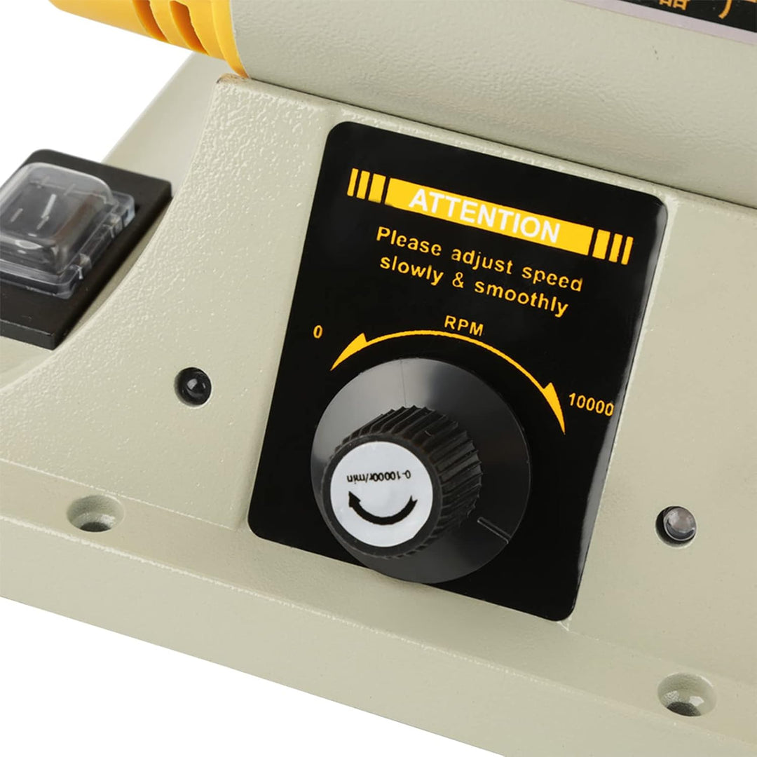 Ejoyous Poliermaschine Schmuck, Doppelschleifer Elektroschleifer Polierbock Poliermaschine für Schmu