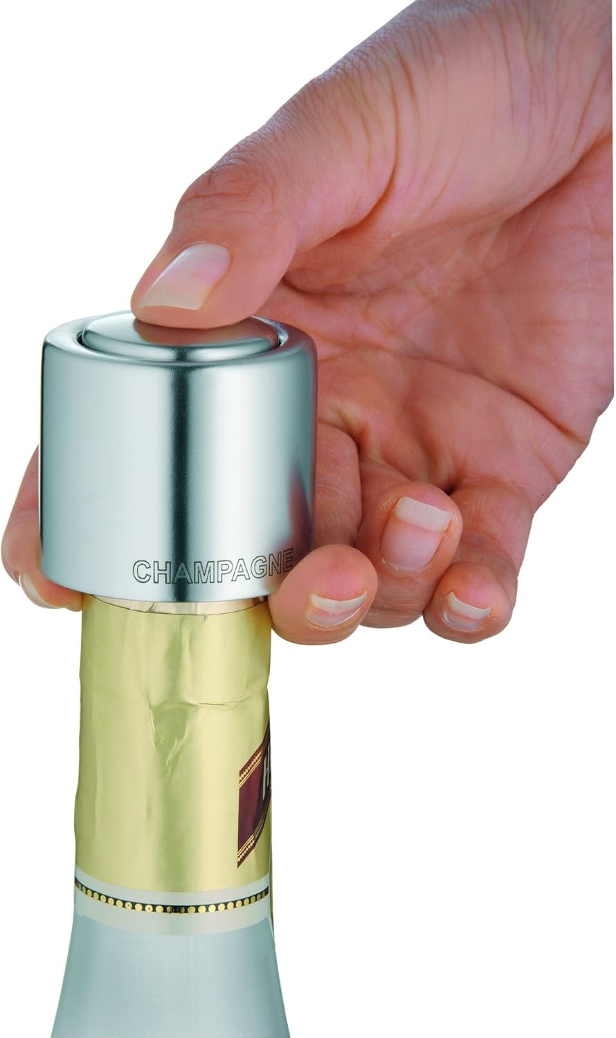 WMF Minimühle Cromargan Edelstahl rostfrei Acrylglas Handwäsche &amp; Sektflaschenverschluss passt auf j