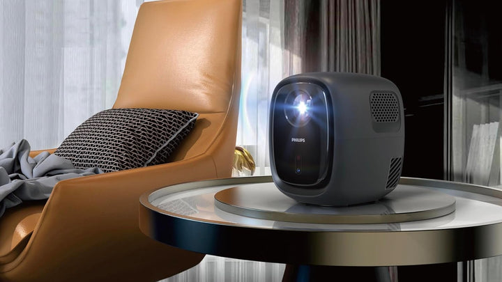 Philips, Neopix 130, Heimkinoprojektor, erweiterte Bildkorrektur, Full HD 720p, fortschrittliche LED