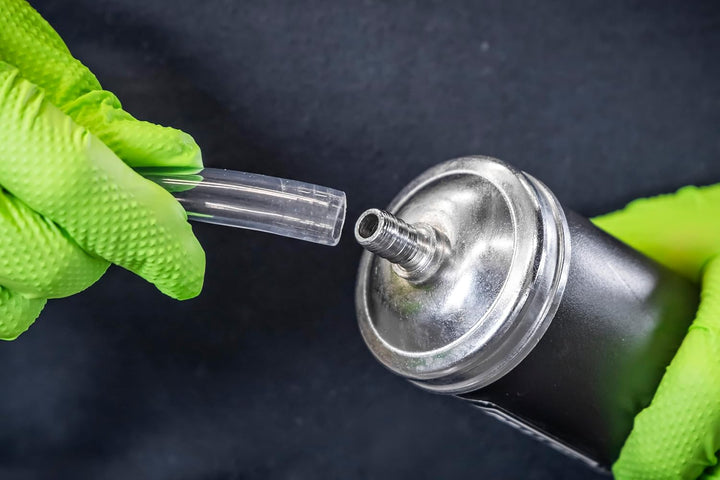 SEALEY AK46 Öl Saugnapf Spritze 500 ml Metall Body, 368mm x 64mm x 78mm