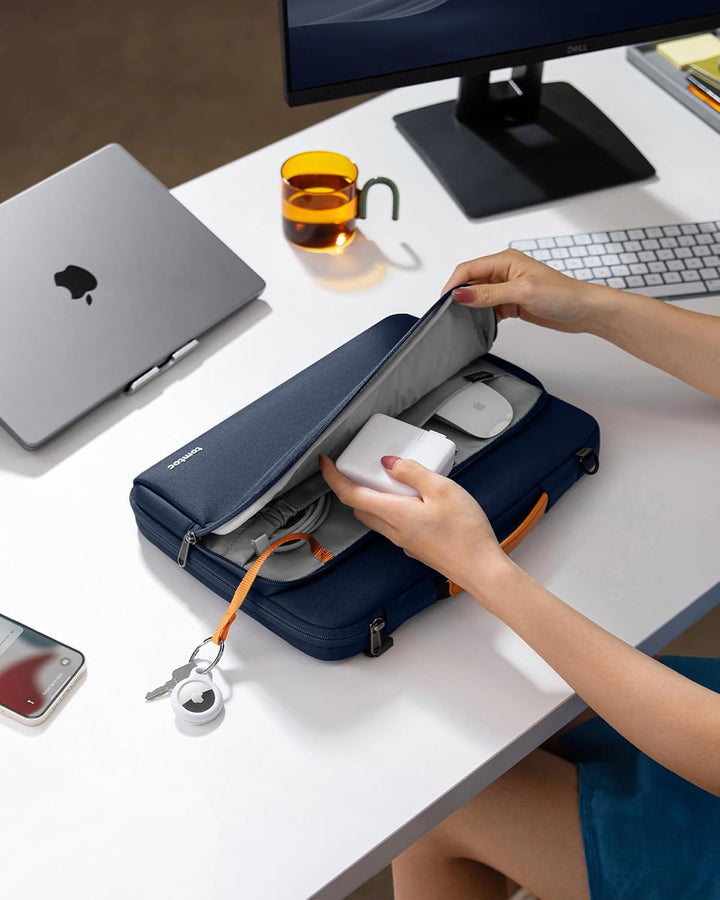 tomtoc 360° Laptop Tasche Hülle für Neu 16-Zoll MacBook Pro M4/M3/M2/M1 Pro/Max (2024-2019) A3403 A3
