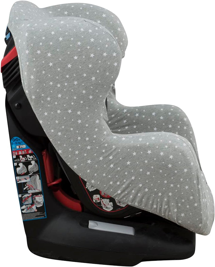 JYOKO KIDS Bezug für Bébé Confort Iseos Neo (WHITE STAR), WHITE STAR