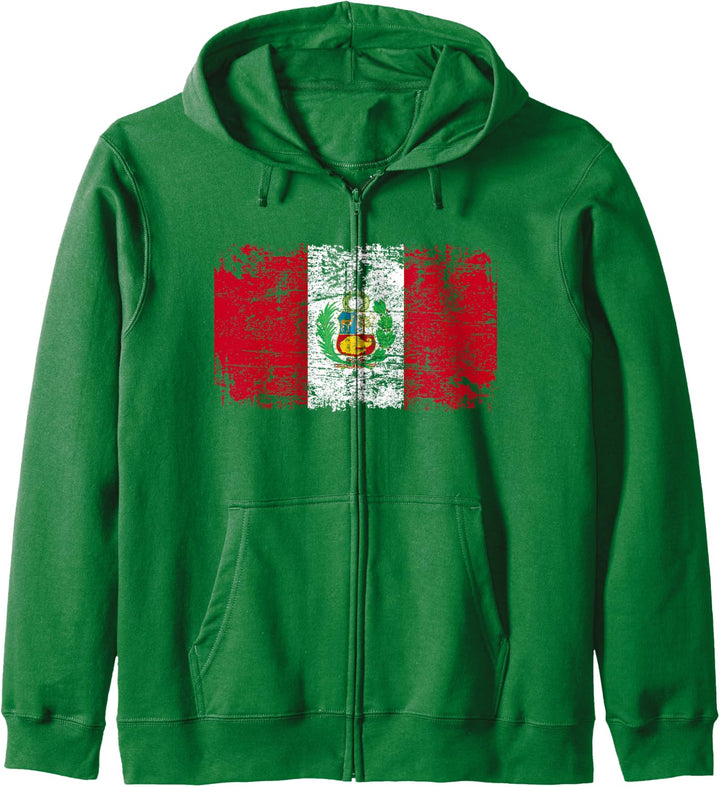 PERU Flagge | Damen Herren Kinder PERU Kapuzenjacke