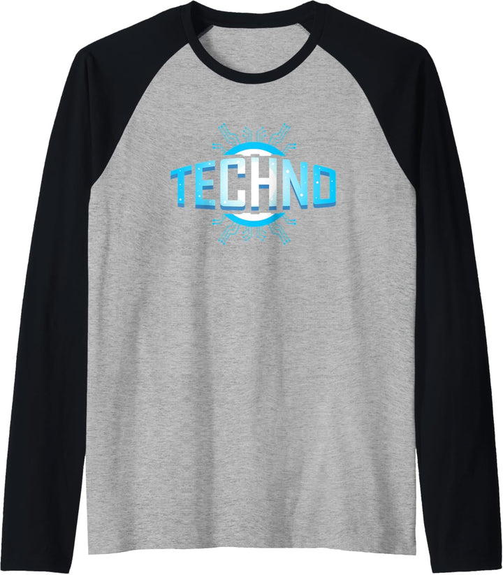 Rave Hardtekk Gabber House - DJ EDM Raver Techno Raglan
