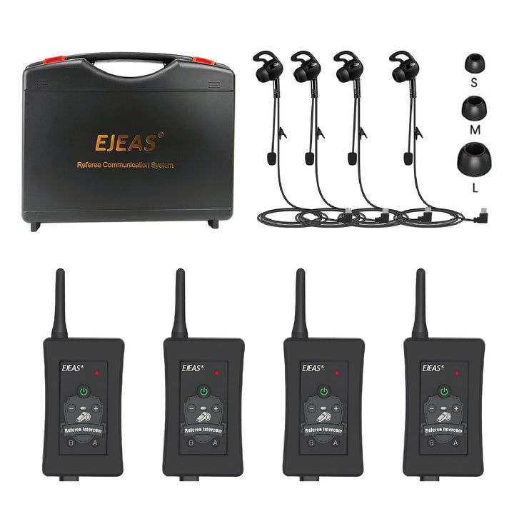 EJEAS FBIM Professionelles Fussball Schiedsrichter Bluetooth Intercom Headset Kommunikationssystem m