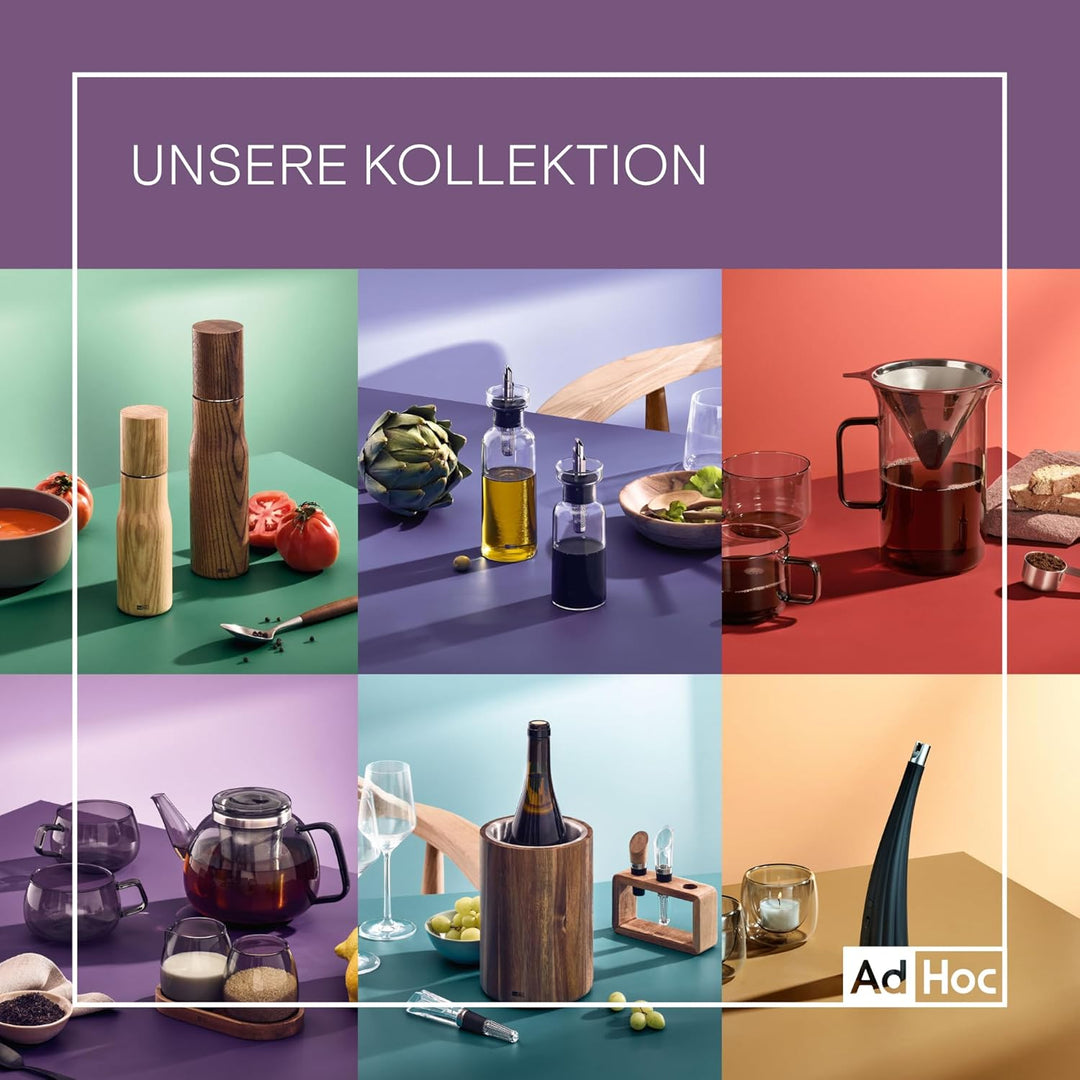 AdHoc MP206 Mini Chili- und Gewürzschneider VOYAGE, mit original SchneidWerk® (ohne Gewürz), Edelsta