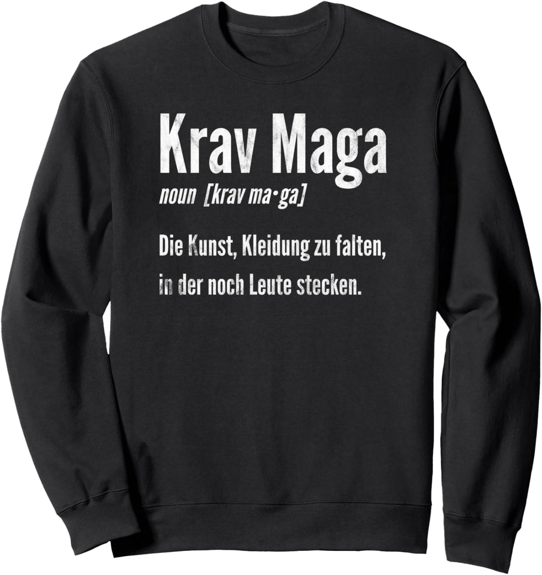 Krav Maga Definition | Israelischer Kampfsport Training Sweatshirt