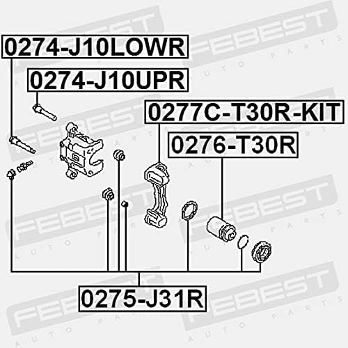 Febest 0277C-T30R-KIT - Bremssattelhaltersatz