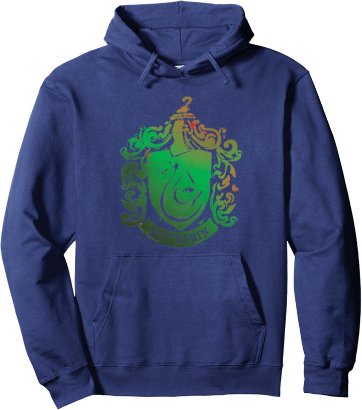 Harry Potter Slytherin Crest Stencil Pullover Hoodie