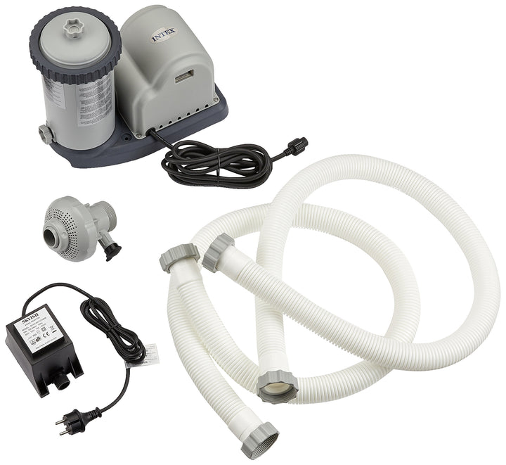 Intex 28636GS Krystal Clear Cartridge Filter Pump - Pool Kartuschenfilteranlage - 1500 L/H Single