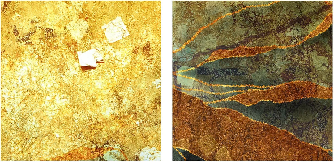 murando Akustikbild Blätter 120x80 cm Bilder Akustikschaum Hochleistungsschallabsorber Schallschutz