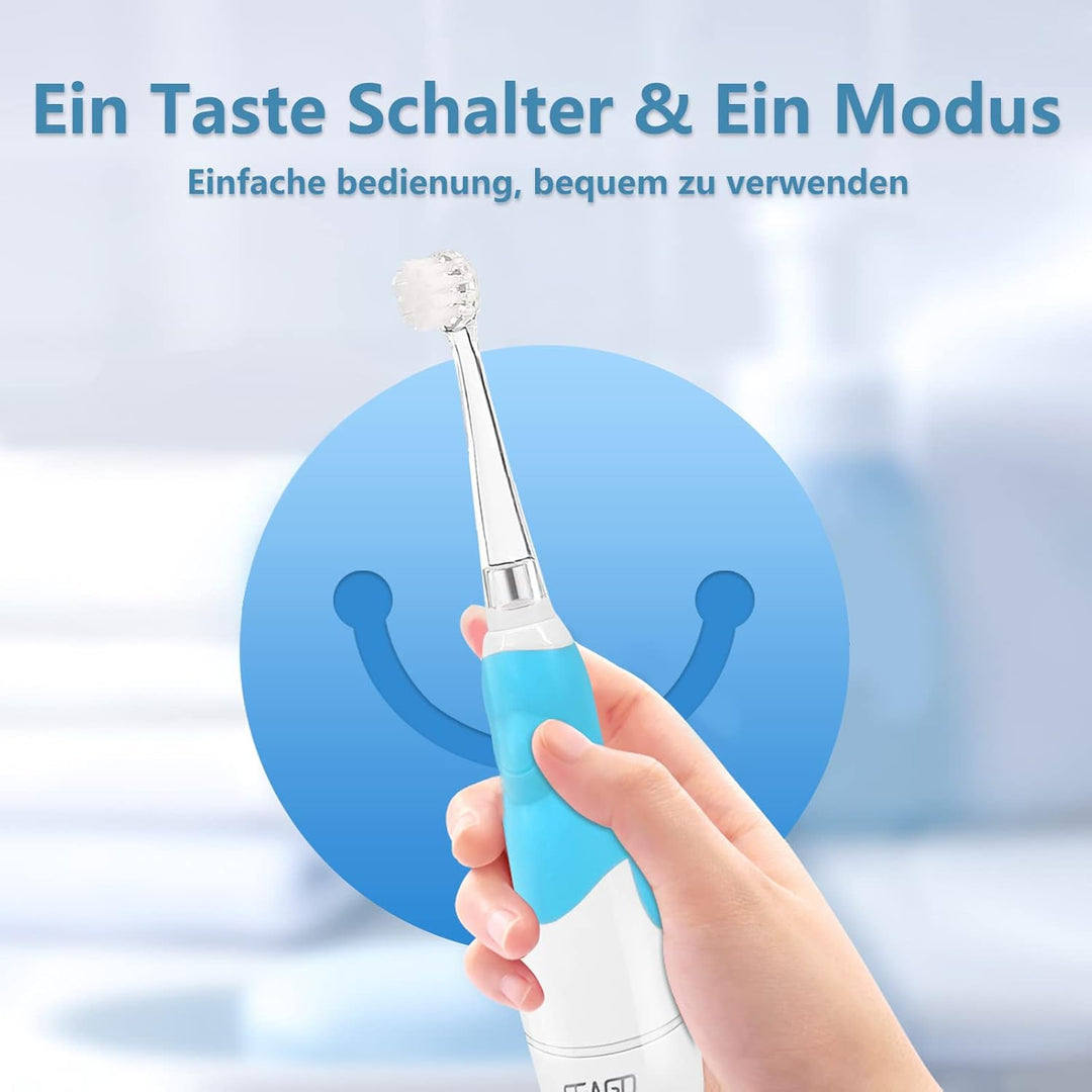 SEAGO SG-513 Elektrische Zahnbürste Kinder Baby Kinderzahnbürste Elektrisch ab 0-3 Jahre mit LED Lic