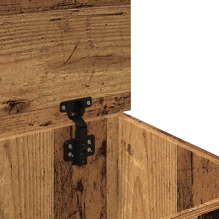 vidaXL Truhe Altholz-Optik 30x50x28 cm Holzwerkstoff, Aufbewahrungsbox, Werkzeugtruhe, Deckenbox, We