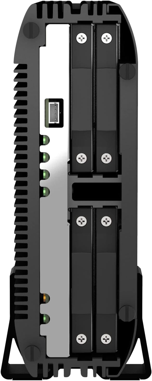 Qnap TS-410E NAS Tower Eingebauter Ethernet-Anschluss Schwarz J6412, TS-410E-8G