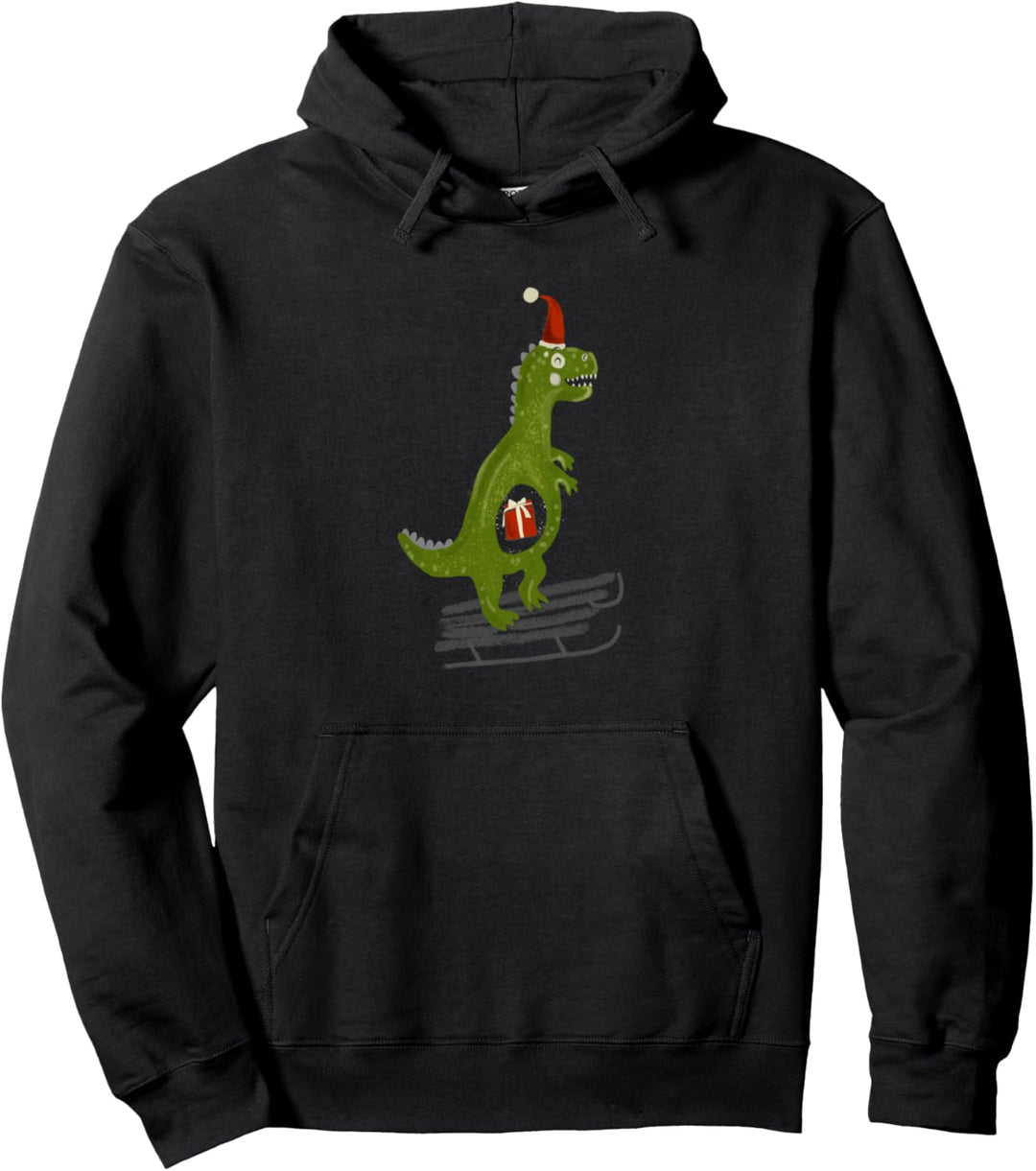 Weihnachtsmütze Dinosaurier Design Familiengruppe Pullover Hoodie