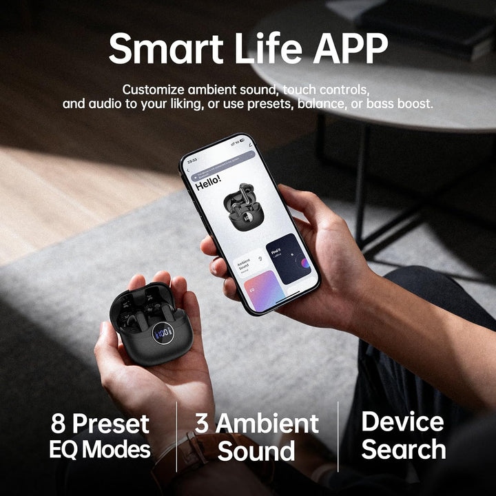 Adaptive Hybride Aktive Geräuschunterdrückung Kopfhörer Kabellos Bluetooth, 2026 Bluetooth 5.4 Kopfh