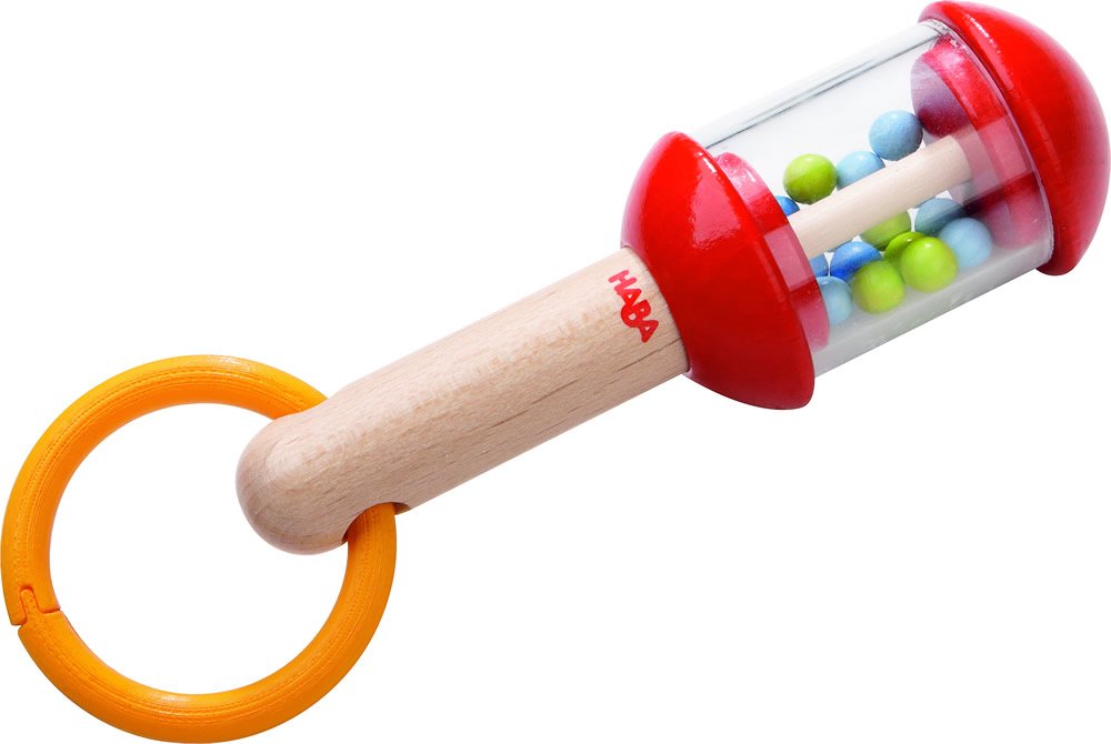 HABA 5993 Rasselstab, Kleinkindspielzeug