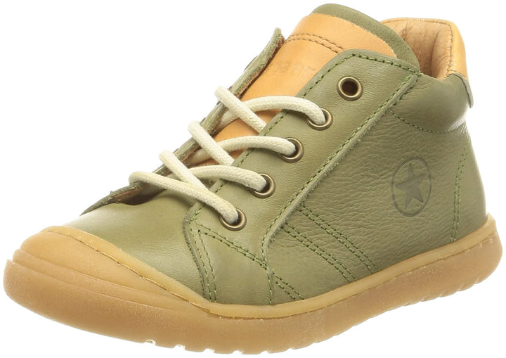 Bisgaard Unisex Baby Thor L First Walker Shoe 21 EU Army, 21 EU Army