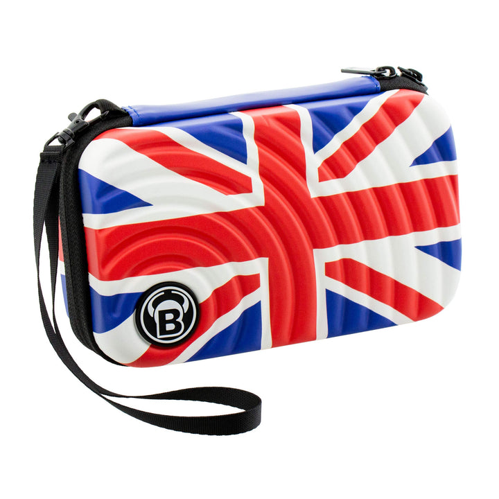 Bull's 66389 Orbis XL Dartcase Union Jack Darttasche, rot, weiss, blau