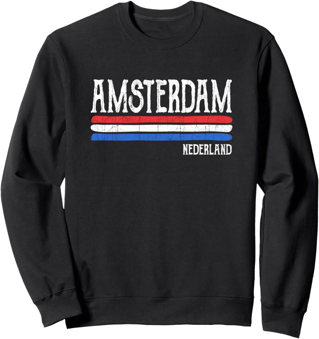 Vintage Amsterdam Niederlande Holland Niederländisch Sweatshirt