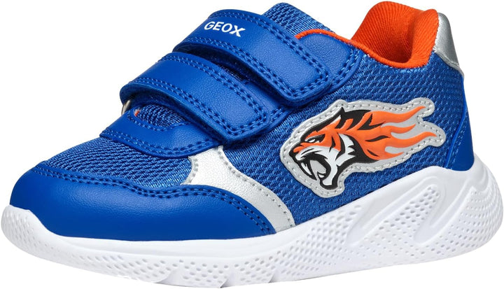 Geox Baby - Jungen B Sprintye Boy BSneakers 20 EU Royal Orange, 20 EU Royal Orange