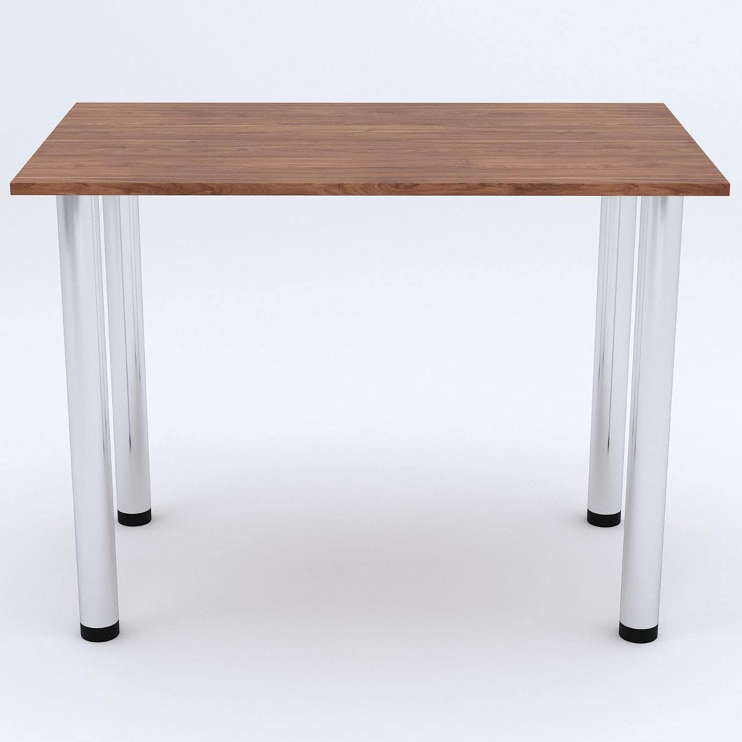 mikon 70x40 | Esszimmertisch - Esstisch - Tisch mit Chrombeinen - Küchentisch - Bürotisch | Burgund