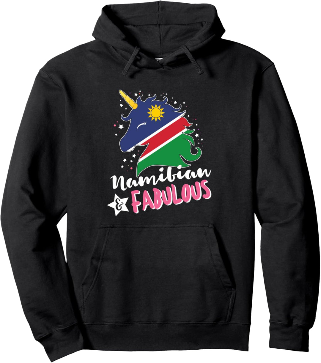 Namibisches Einhorn Namibia Flagge Pullover Hoodie