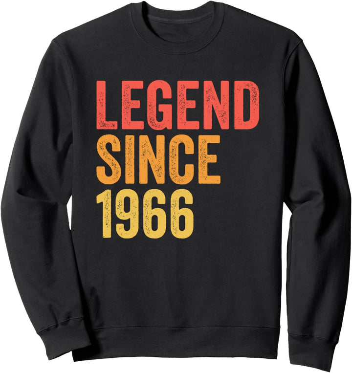 Legende Seit 1966 Lustiges Geburtstagsjahr Retro Legend Sweatshirt