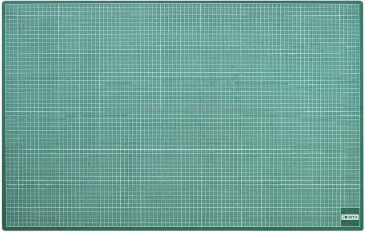 Aristo 26090 Cut-Mat (Schneideunterlage 60 x 90 cm, A1, selbstheilend) grün-schwarz, 60 x 90