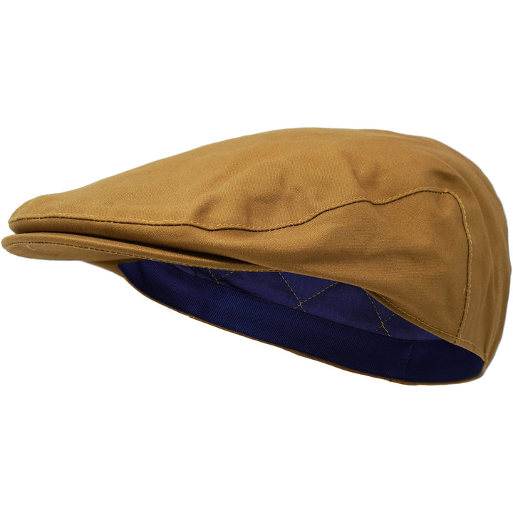 Borges & Scott The Stanley – Wasserdicht – Dry Wax Flat Cap XS Tan, XS Tan