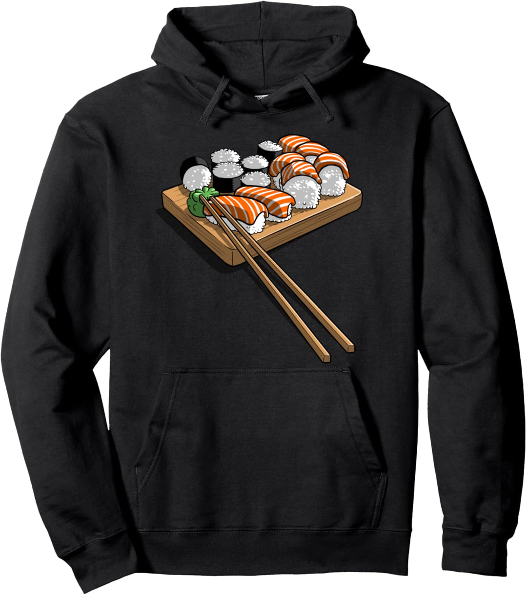 Ich liebe Sushi Pullover Hoodie