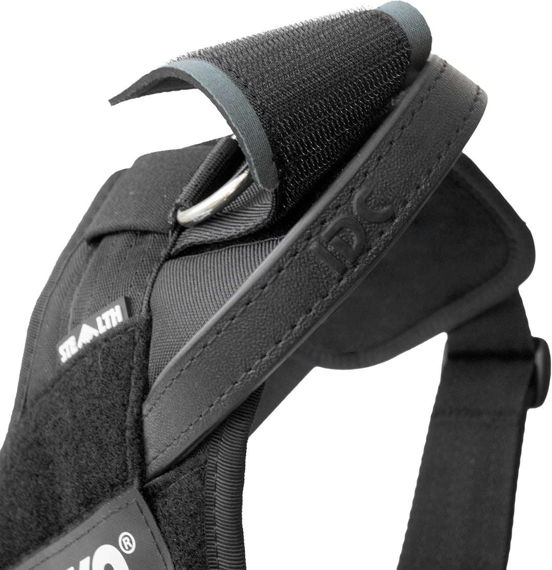 Julius-K9, 16STEALTH-P-1, IDC STEALTH Powergeschirr, Grösse: L/1, schwarz schwarz L / 1, schwarz L /