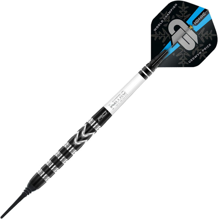 RED DRAGON Gerwyn Price Iceman Special Edition Weltmeister Wolframpfeile Set mit Flügen und Stielen