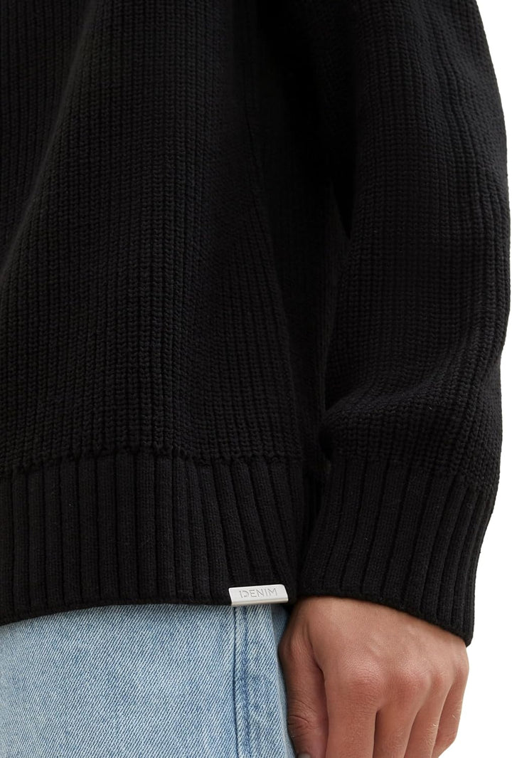 TOM TAILOR Denim Herren Pullover M 29999 - Black, M 29999 - Black