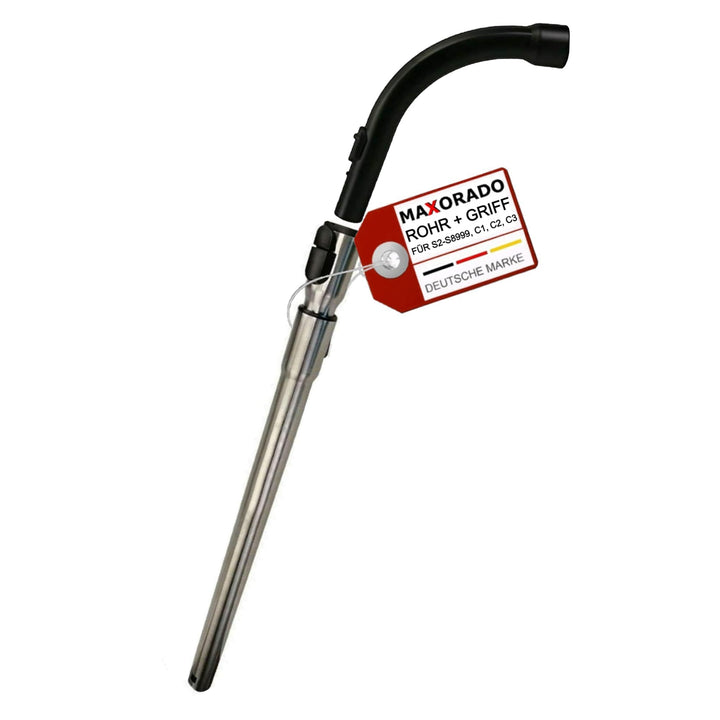 Teleskoprohr mit Einrastfunktion + Handgriff Griff für Miele S381 Tango Plus S 381 S371 S 371 Staubs