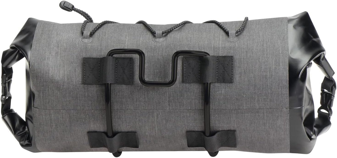Klick-fix Unisex – Erwachsene Klickfix Lenkertasche, Grau, 18x18x36 cm