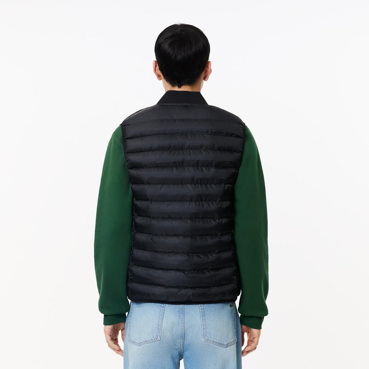 Lacoste Herren Ärmellose Daunenjacke S Schwarz, S Schwarz