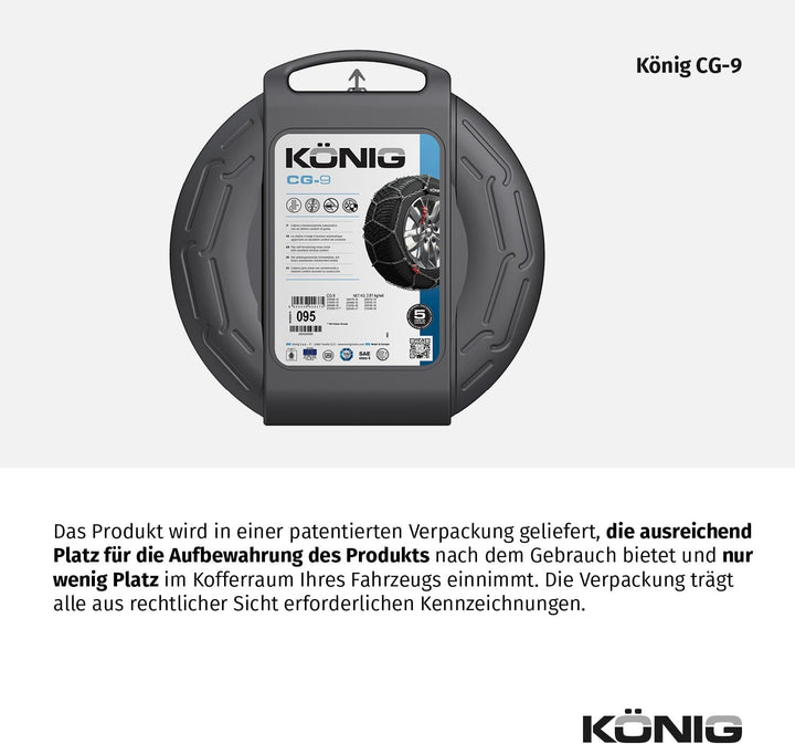 KÖNIG CG-9 040 - Schneeketten, CG-9 040