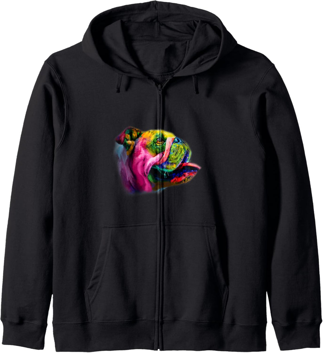 Bulldogge Geschenk für eine Bulldogge Mama Kapuzenjacke