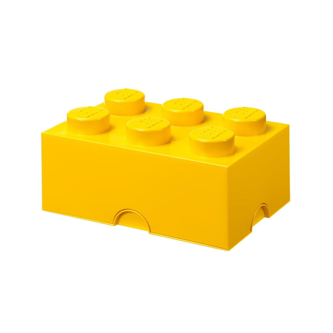 Room Copenhagen LEGO Storage Brick 6, Red (Gelb), Gelb