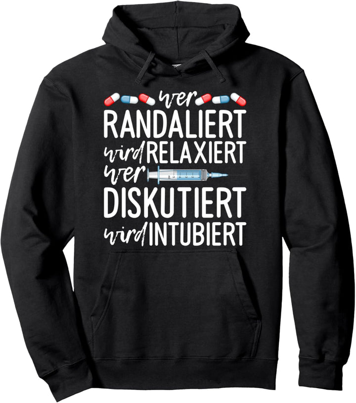 Krankenschwester Arzthelferin Sprüche Pflegekraft Pflegerin Pullover Hoodie