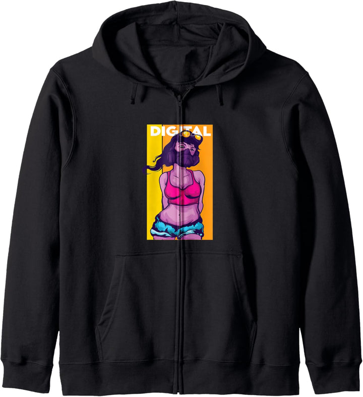 Goth Punk Mädchen Gasmaske Grunge Geschenk Kapuzenjacke