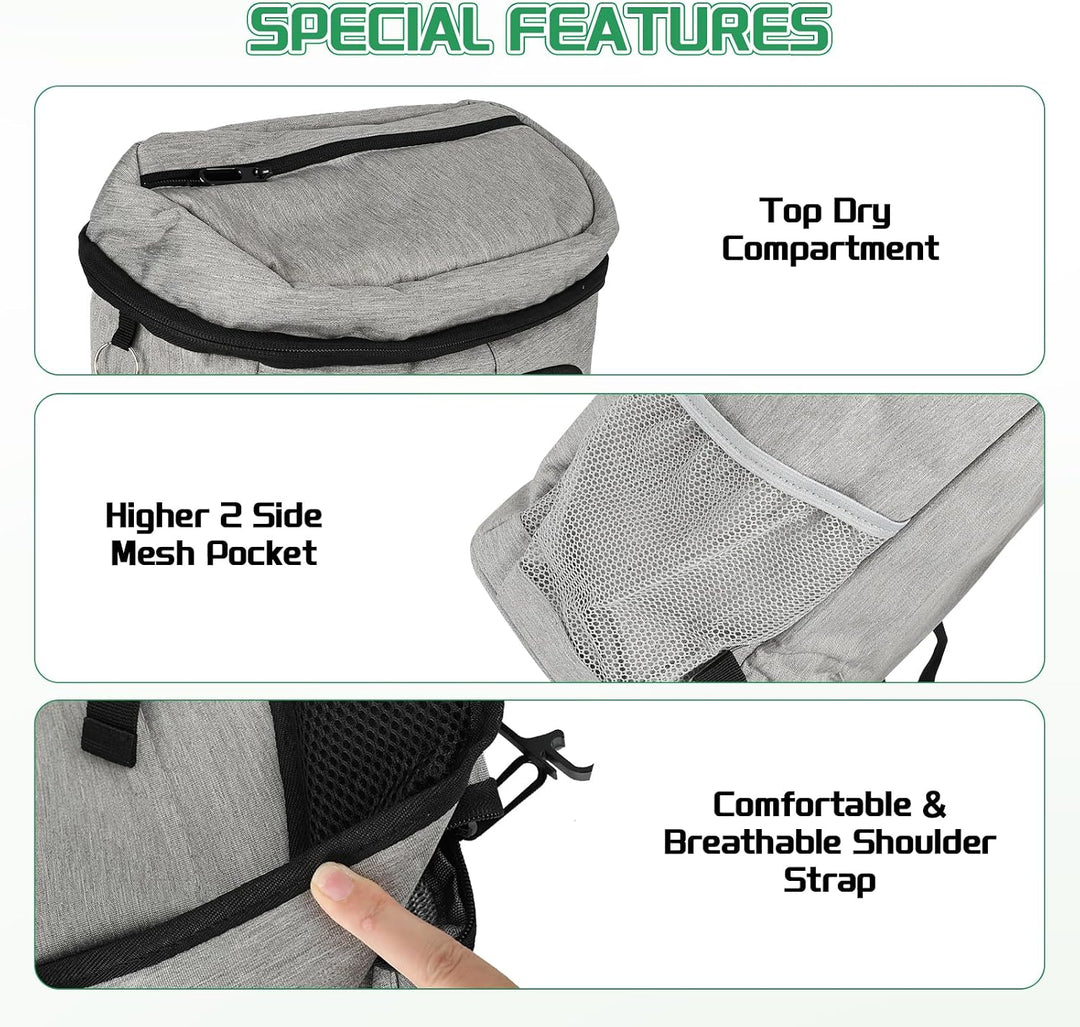 Kühlrucksack 30L Isolierte Kühltasche Picknicktasche Auslaufsicherer Gross Kapazität Leichte Rucksac