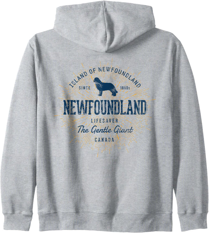 Newfoundland Vintage Neufundländer Kapuzenjacke