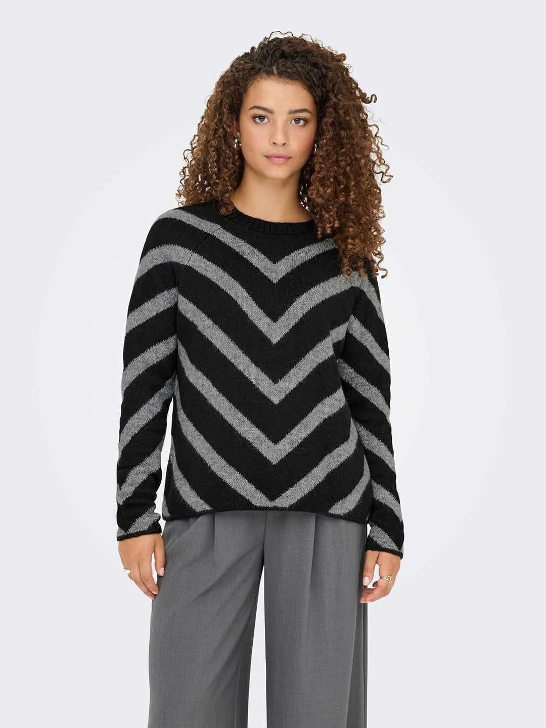ONLY Female Strickpullover ONLELIZA Strickpullover | Knitted Pullover XS Schwarz, XS Schwarz