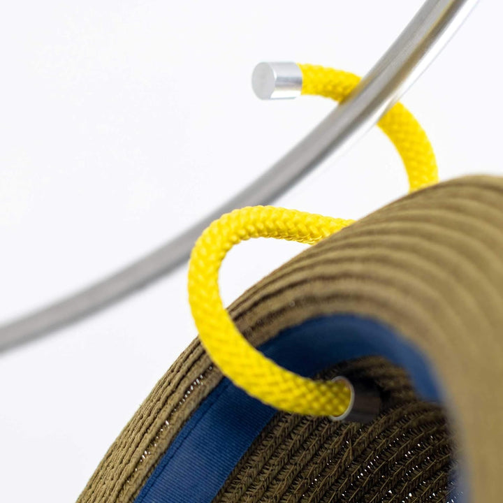 Peppermint Products Loop Hook | Textil-S-KLEIDERHAKEN aus Seil | 5er Set (Gelb), Gelb