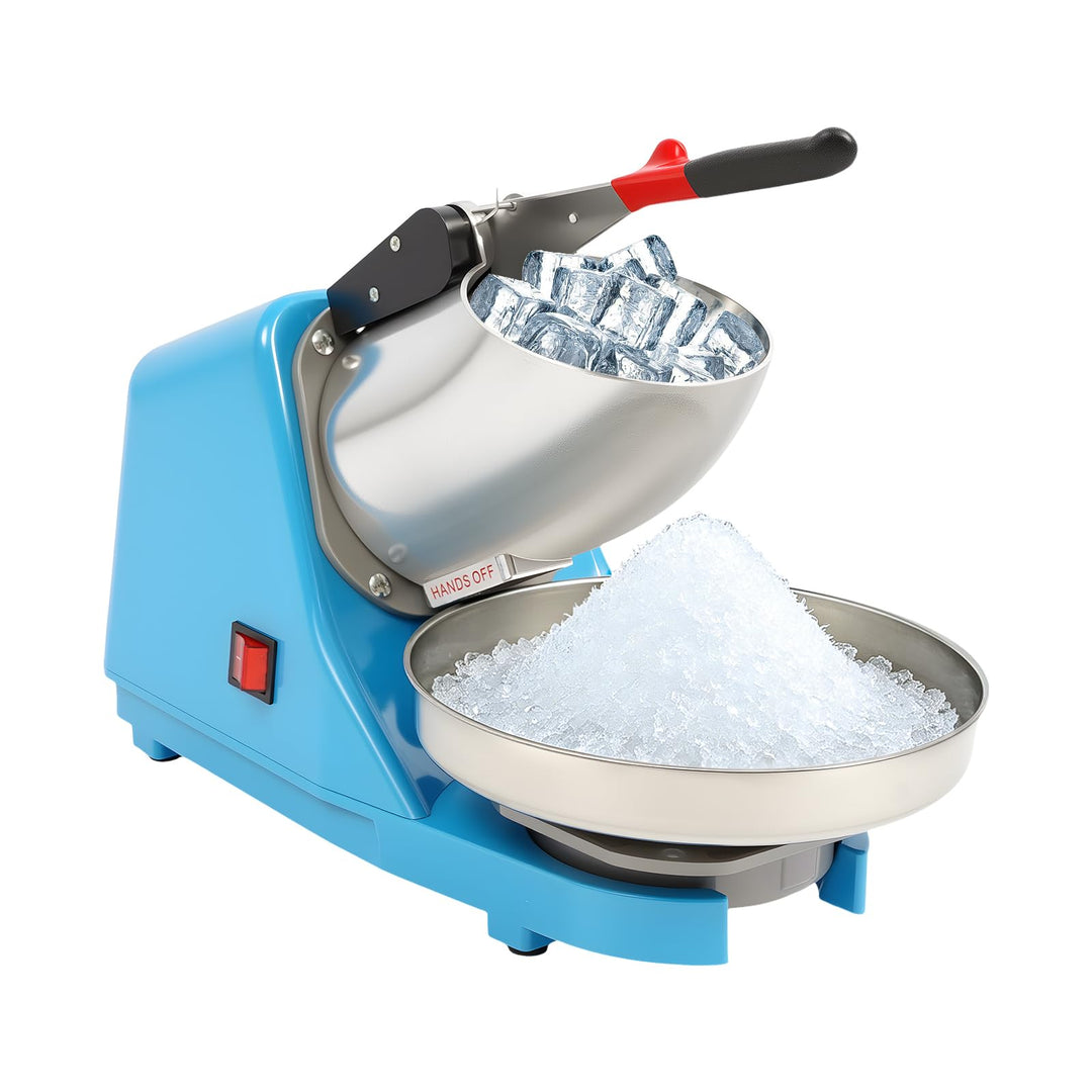 Elektrischer Ice Crusher, Edelstahl Eiszerkleinerer Crusheisbereiter, Kapazität von zerstossenem Eis
